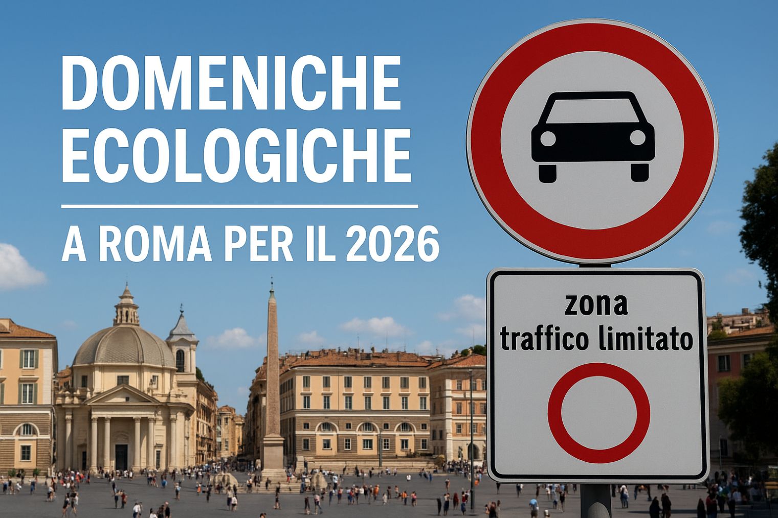 domeniche ecologiche 2026 roma