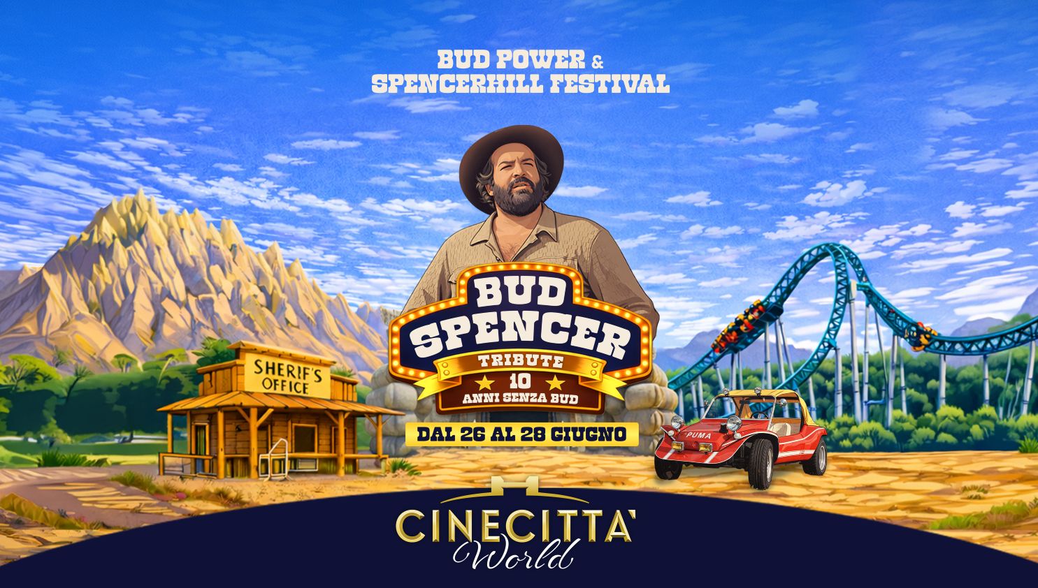 bud spencer tributo cinecittà roma