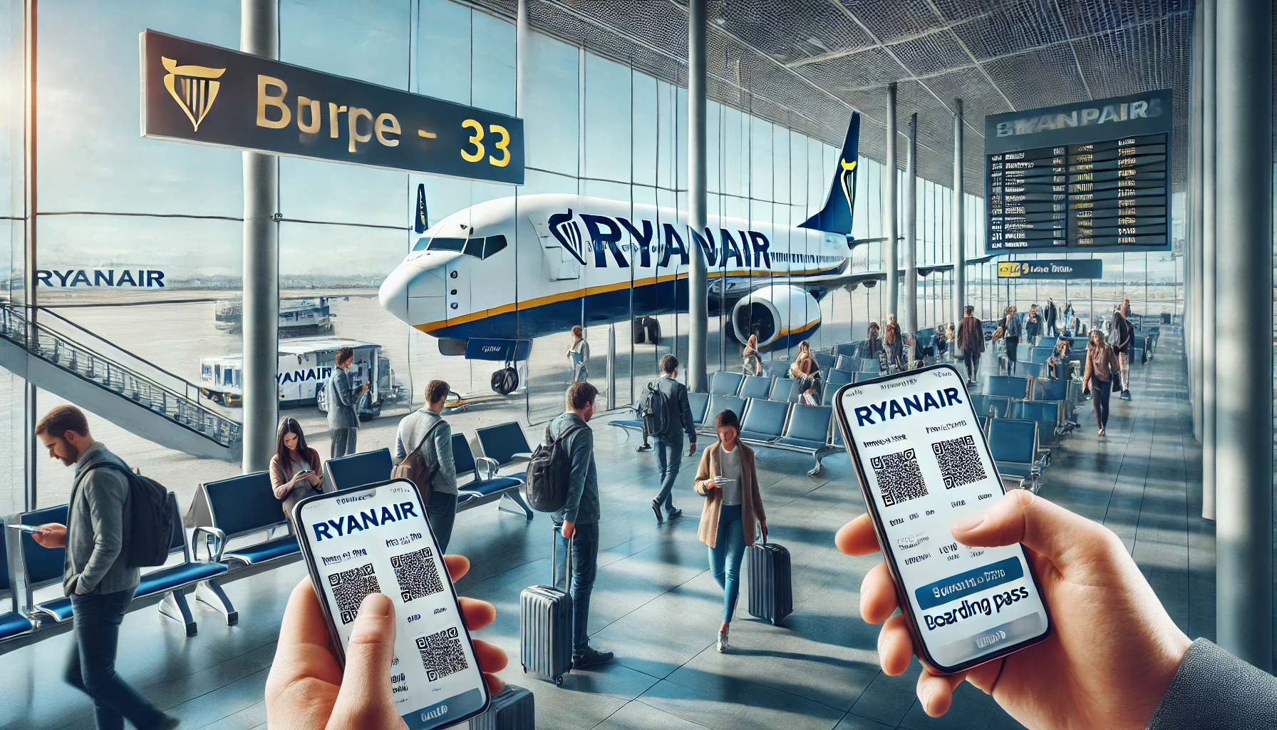 ryanair carte digitali di imbarco