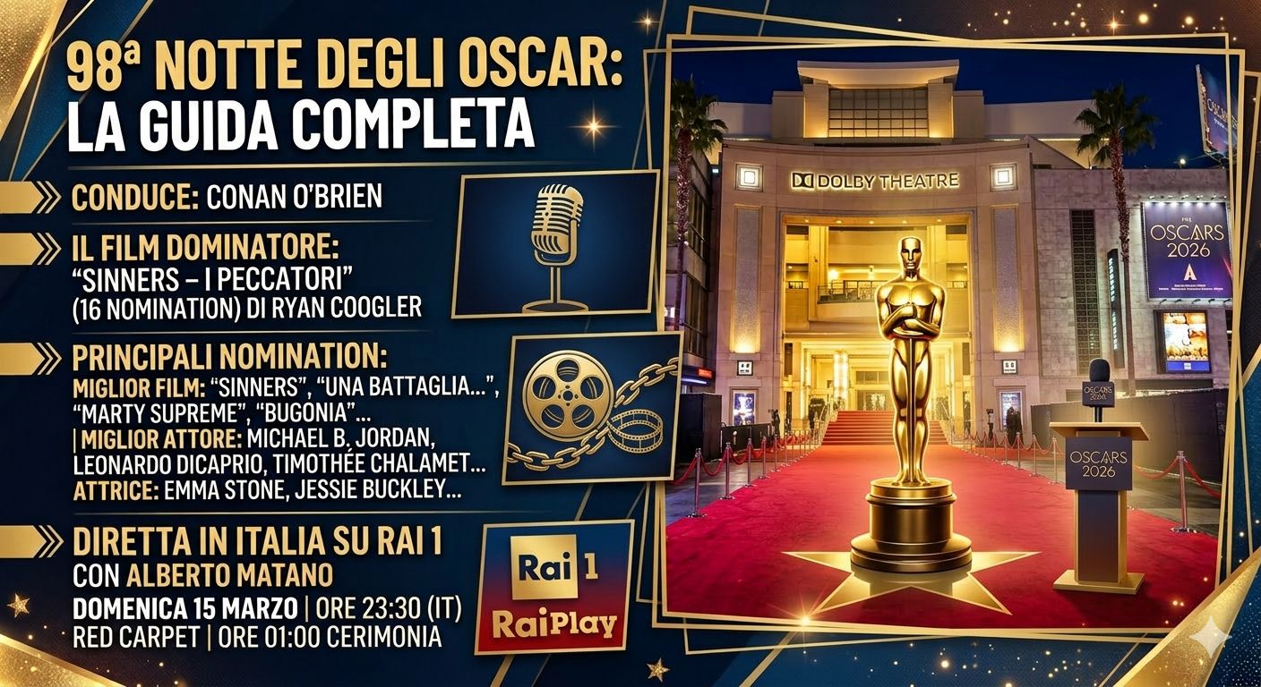 notte oscar 2026