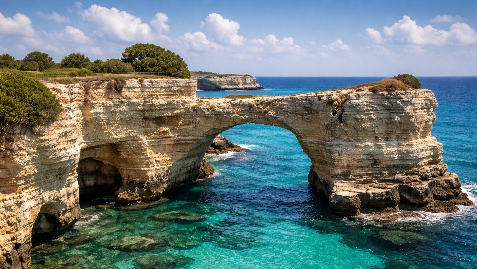 faraglioni sant'andrea arco innamorati melendugno