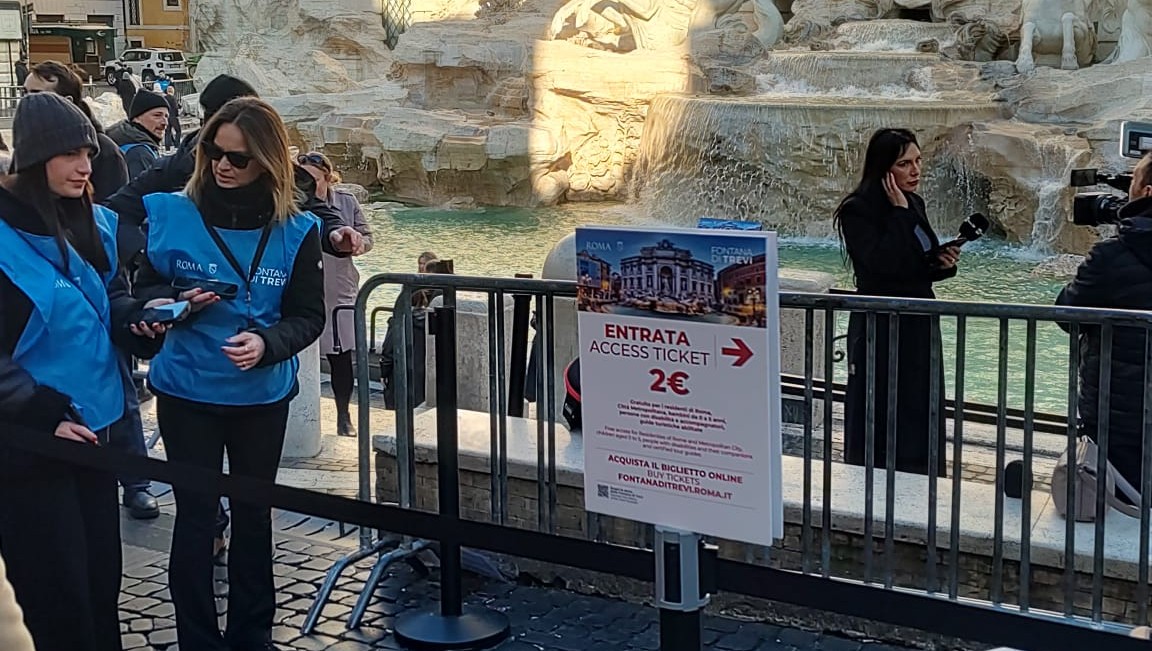 Fontana trevi 2 euro