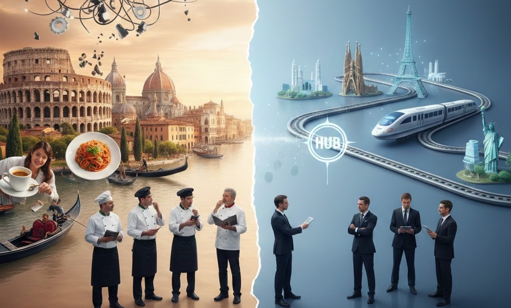 ipotesi italia potenza turistica hub mondiale