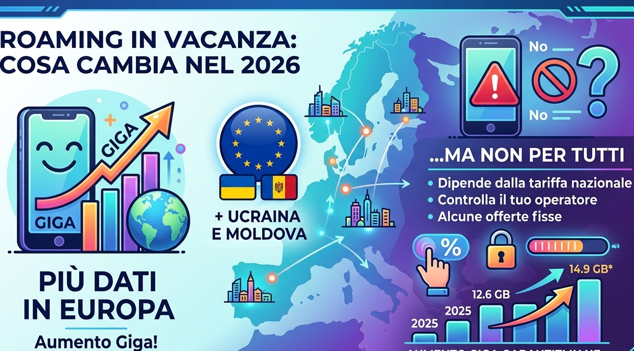 roaming in vacanza