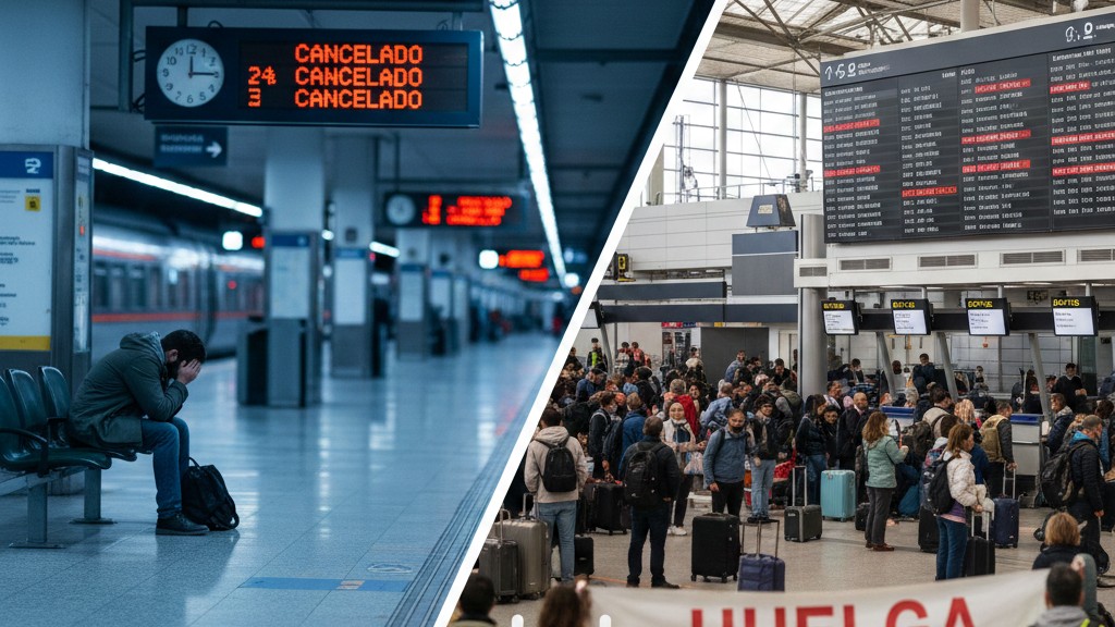 scioperi spagna febbraio marzo