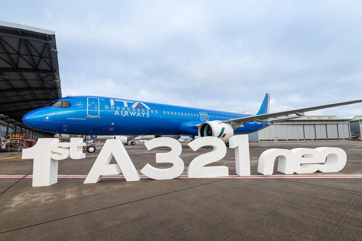 il primo a321neo di ita airways