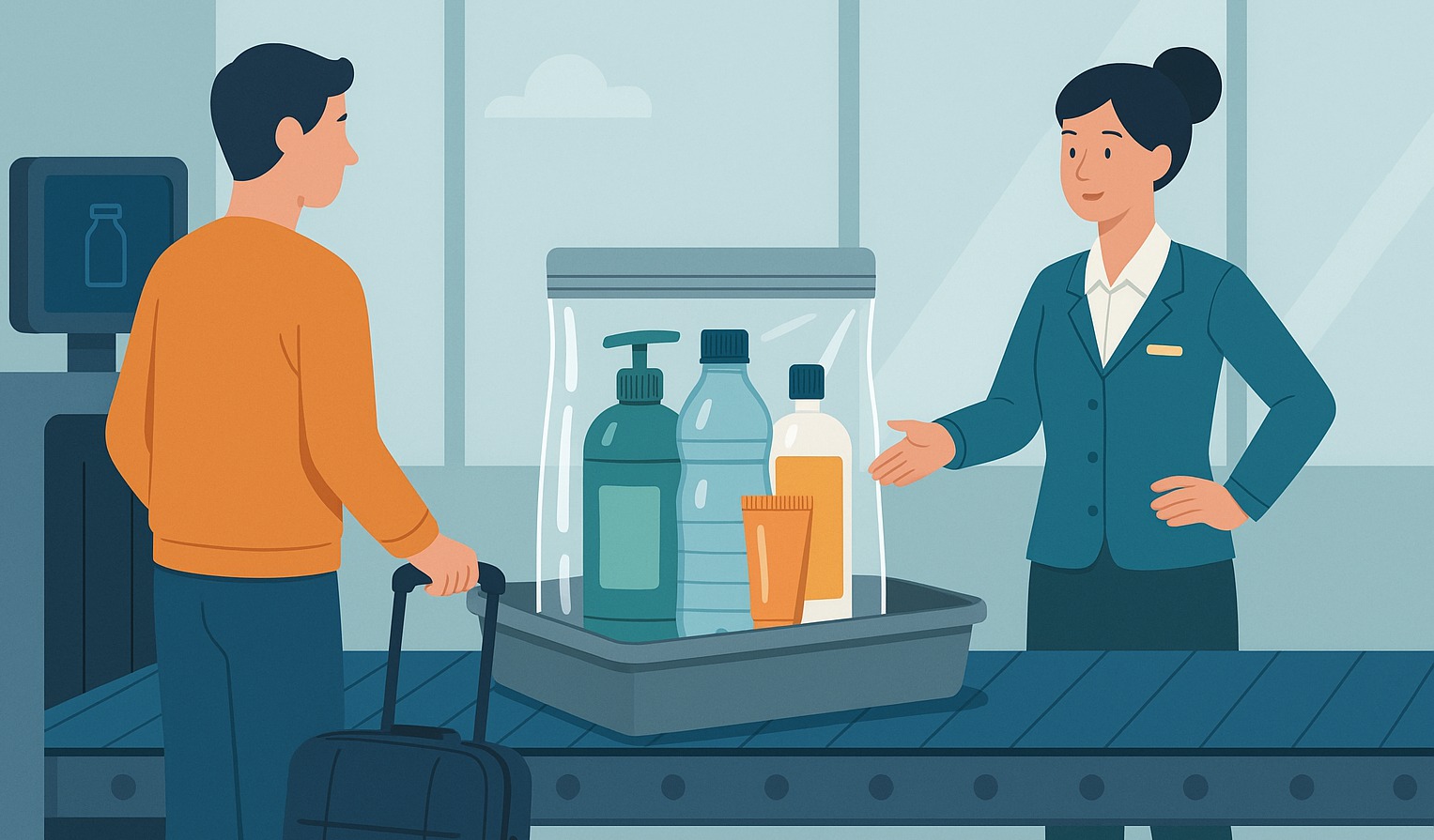 nuove regole bagagli a mano liquidi aeroporti italiani