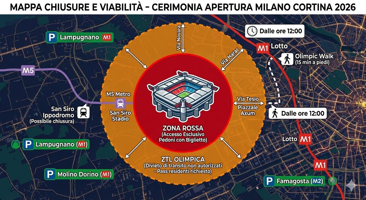 mappa zona rossa milano cortina