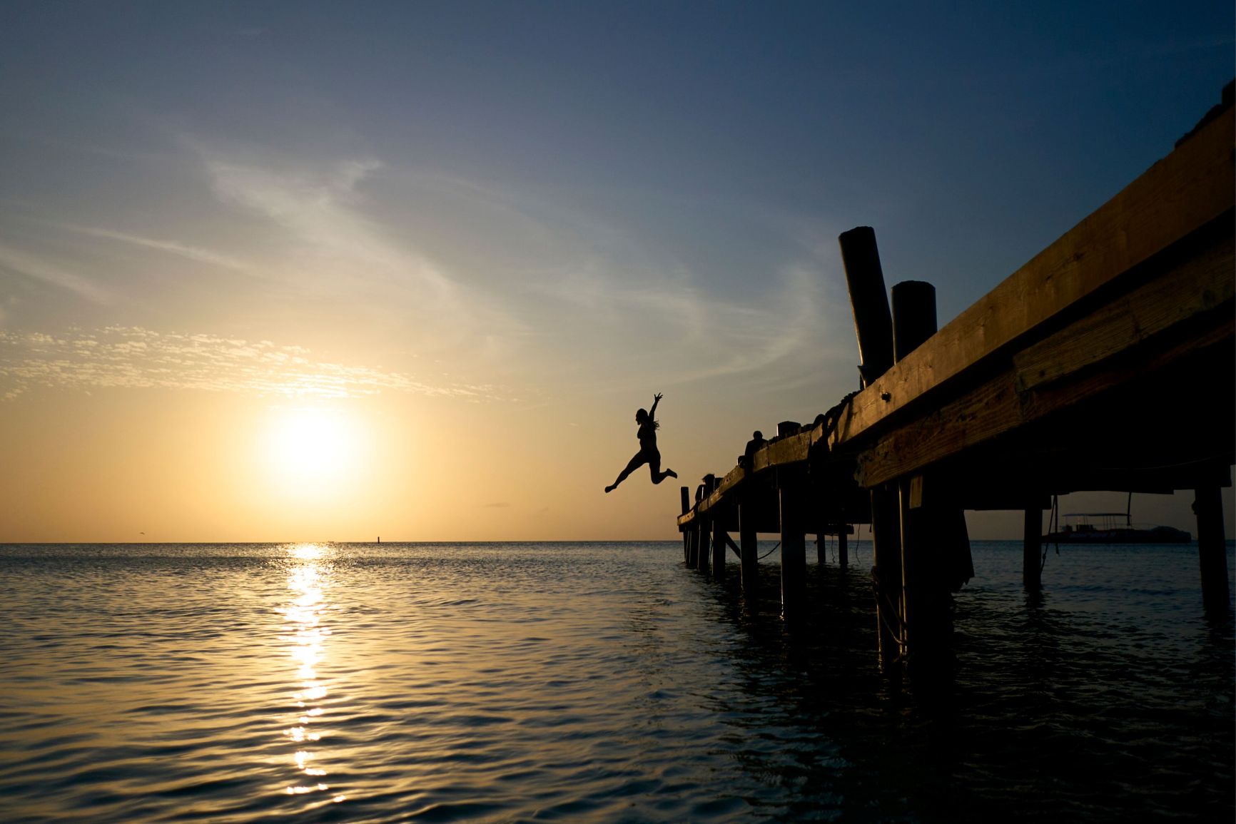 Aruba Pier jump credits: Mathieu Young