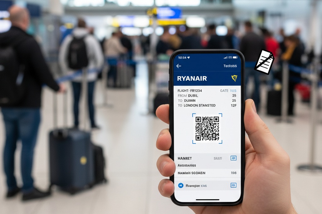 ryanair cara imbarco digitale
