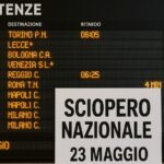 Sciopero nazionale dei treni il 23 maggio 2025: orari, treni garantiti e informazioni utili
