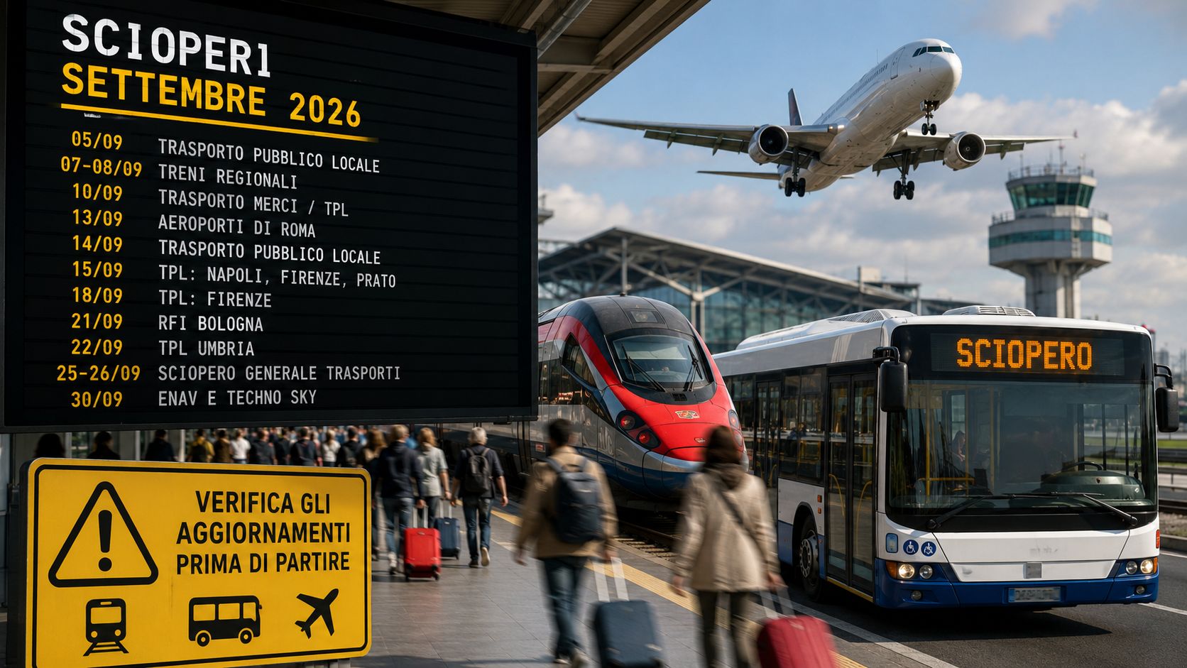 scioperi trasporti settembre 2026