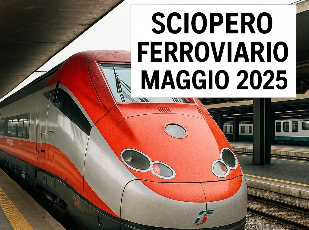 Scioperi treni a maggio 2025, il 6 maggio i disagi maggiori