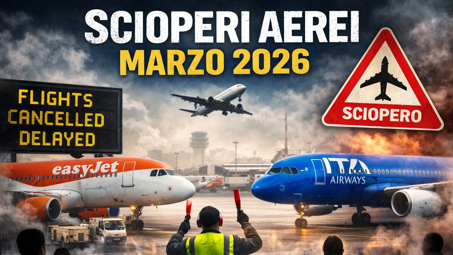 sciopero aerei 18 marzo 2026