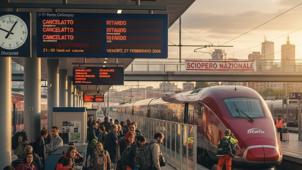 scioperto treni 27-28 febbraiio