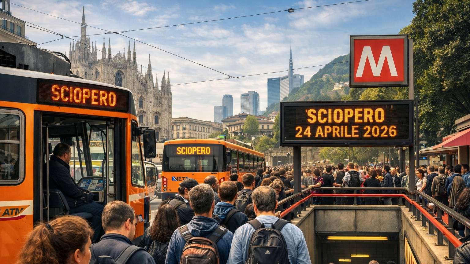 sciopero atm milano 24 aprile 2026