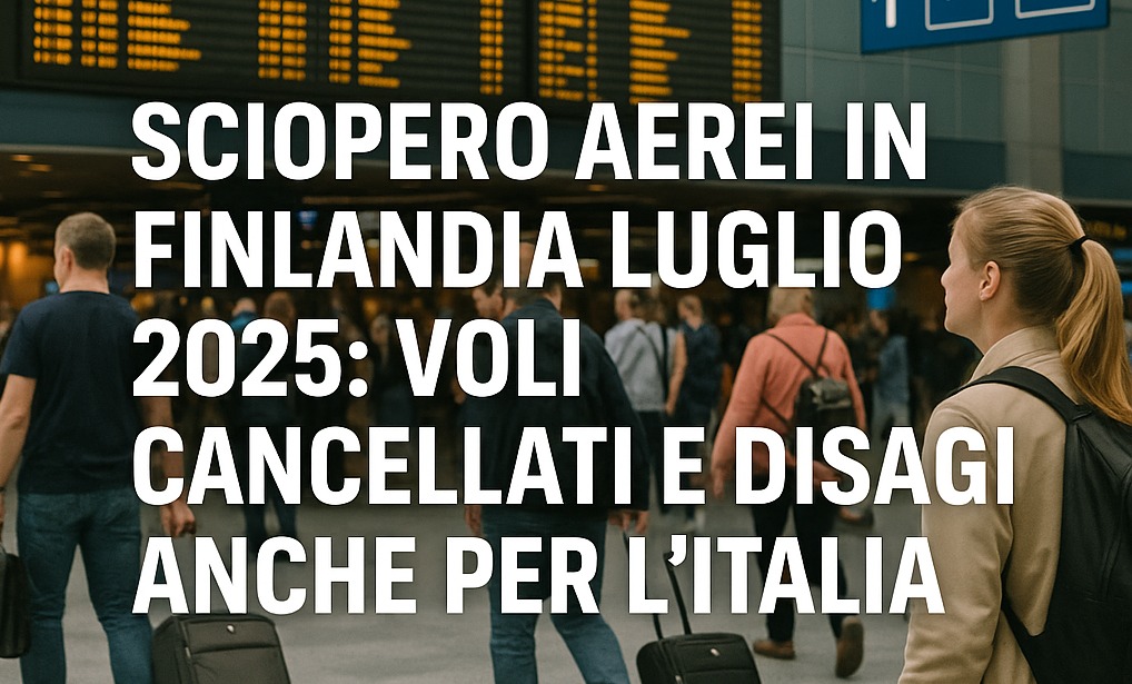 scioperi aerei luglio finalndia