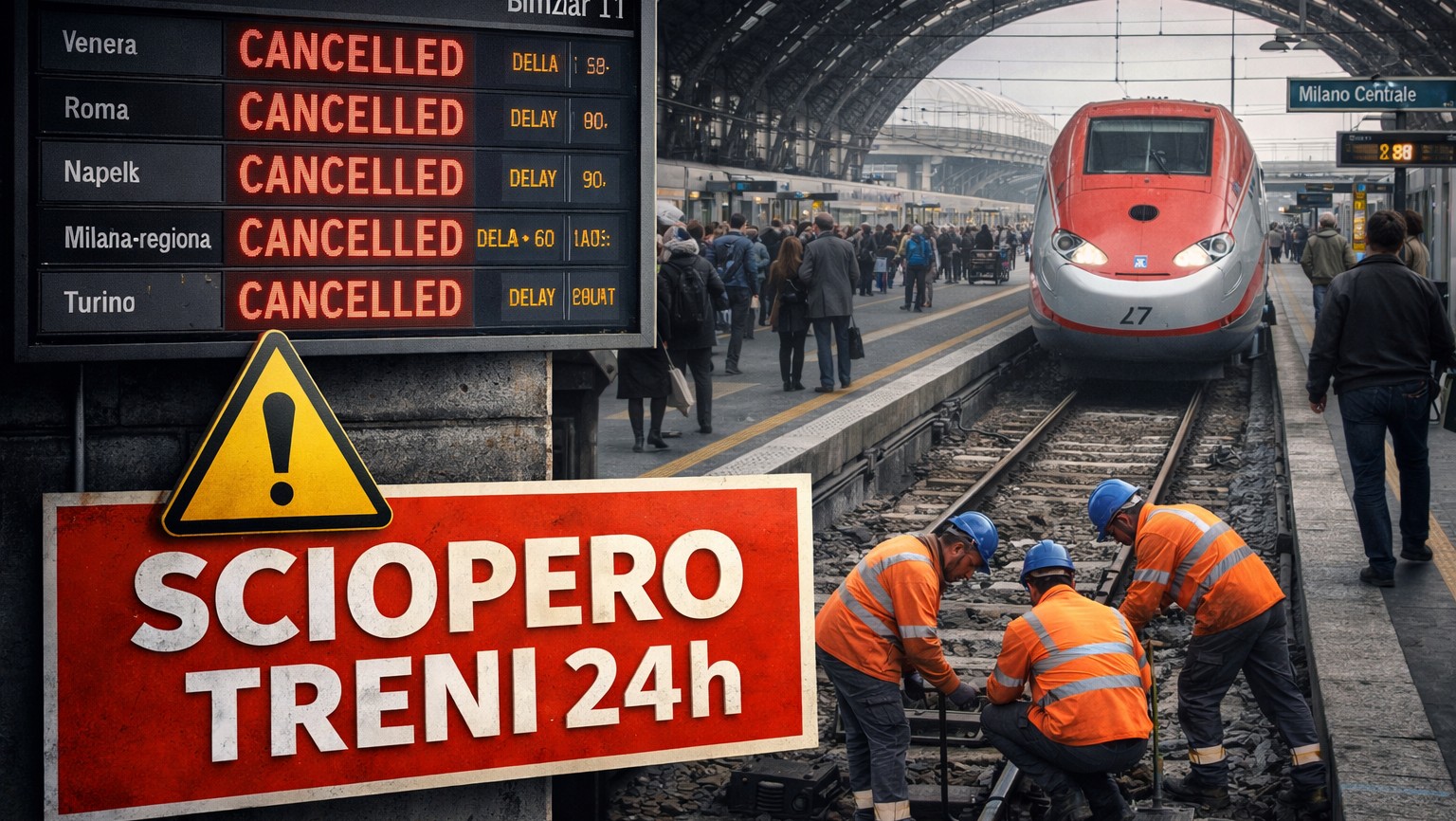 sciopero treni 11 aprile