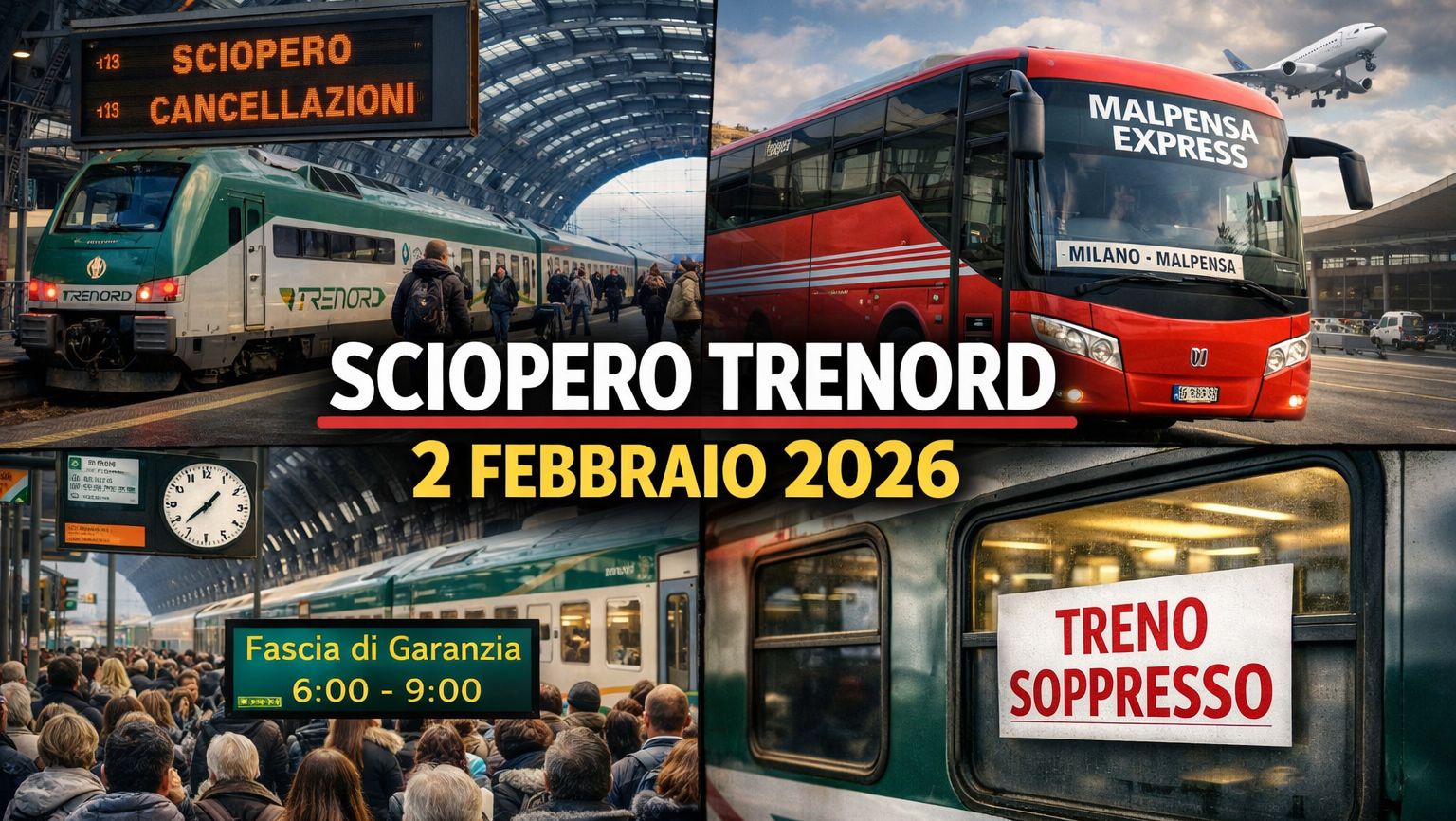 sciopero trenord 2 febbraio 2026