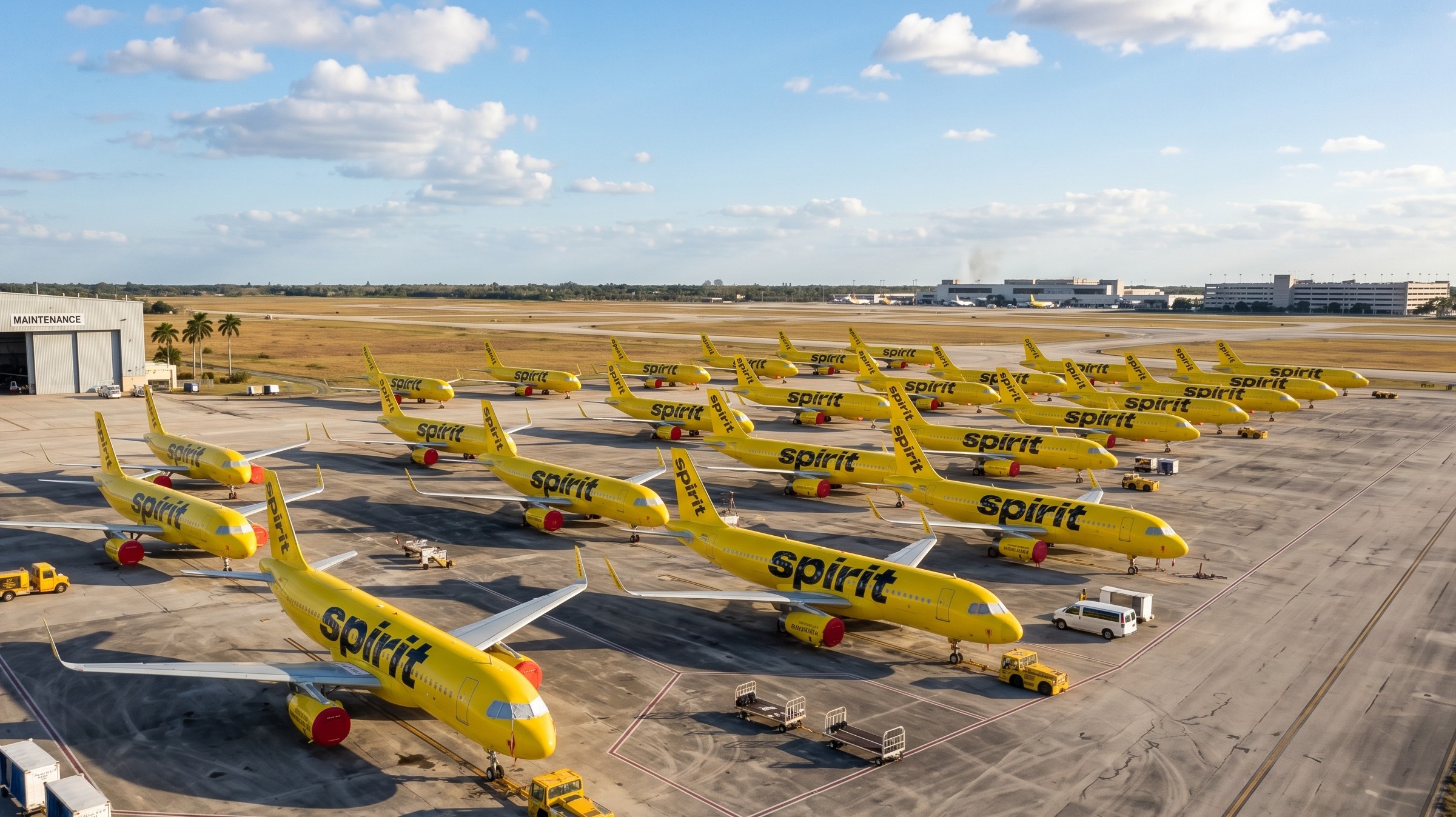 spirit airlines chiude