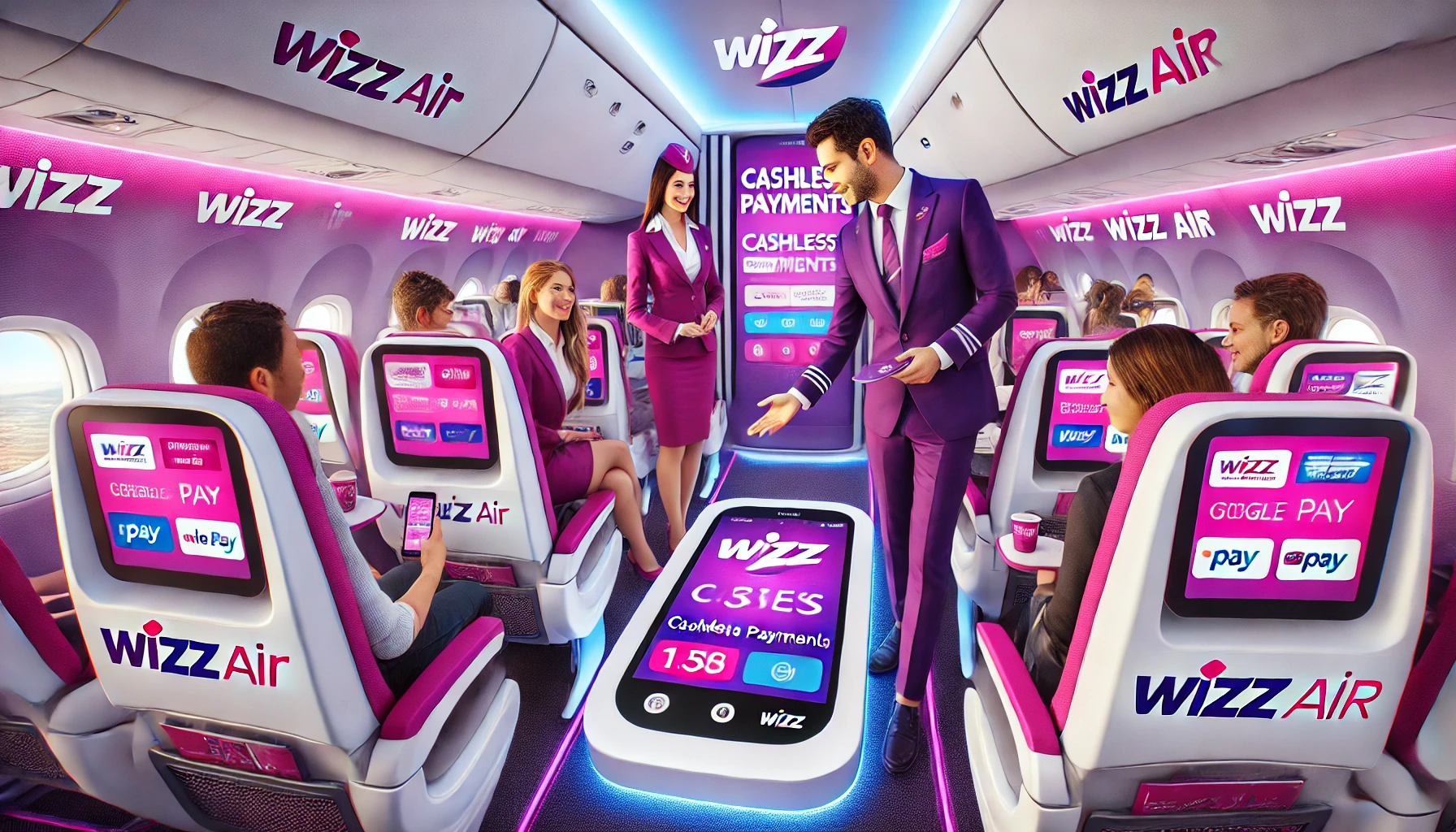 Stop al contante, Wizz Air accetterà solo pagamenti cashless a bordo